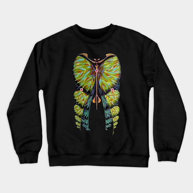 Fibonacci butterfly Crewneck Sweatshirt by federicocortese